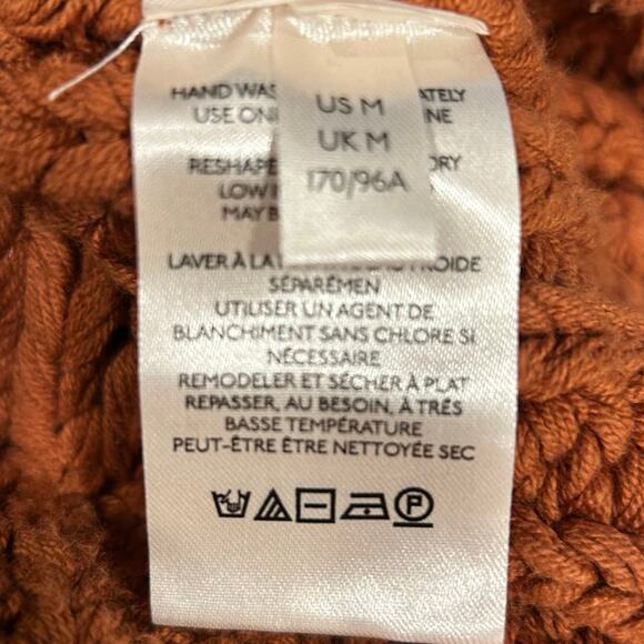 Free People My Only Sunshine Chunky Sweater In Color Tuscan Earth, Size  M - Picture 5 of 6